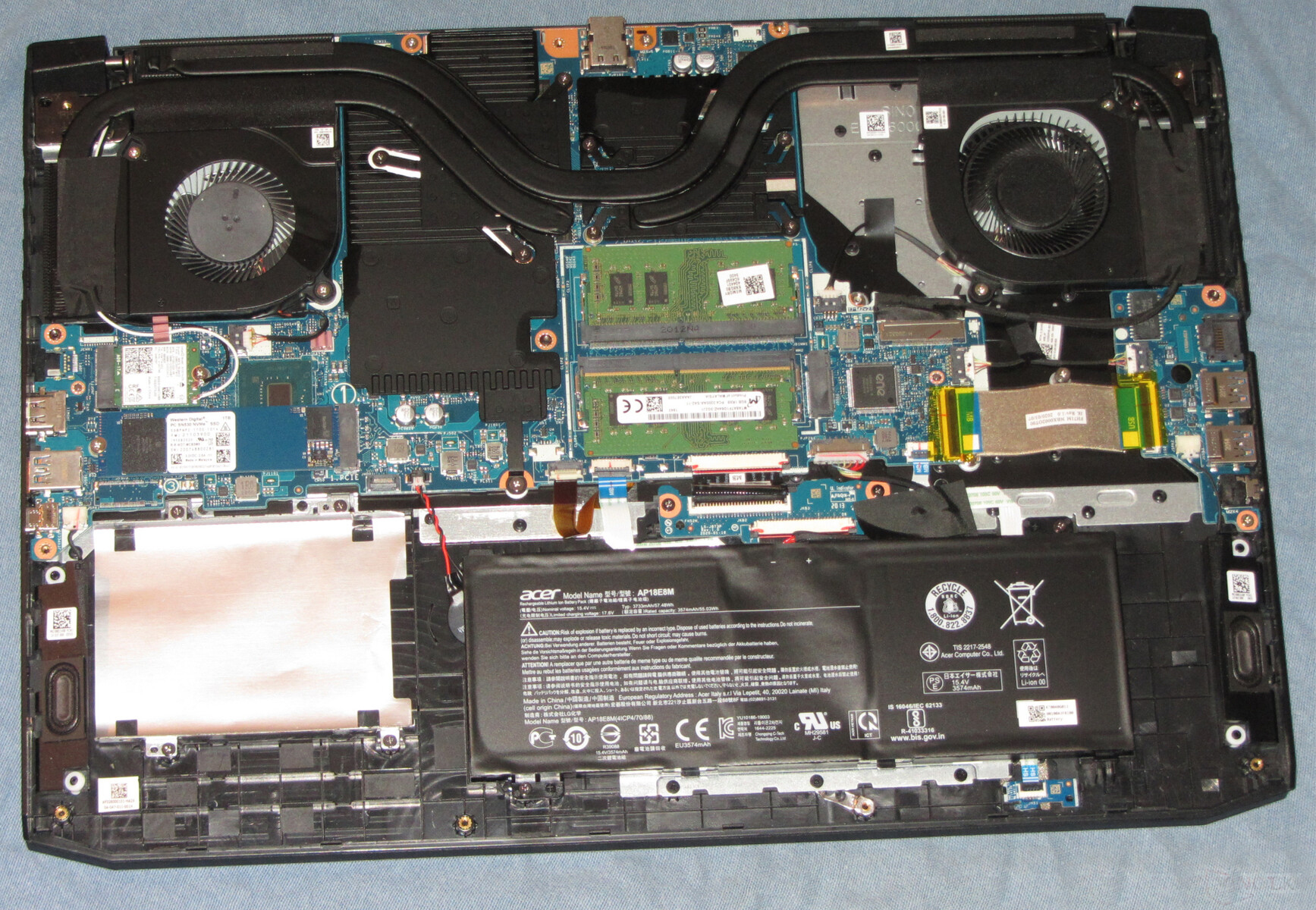 How to replace and fix ACER AN517-41 an517-52-72QF 30pin LED DC02003P300 LCD Cable (Acer Nitro 5 AN517-52-77DS)